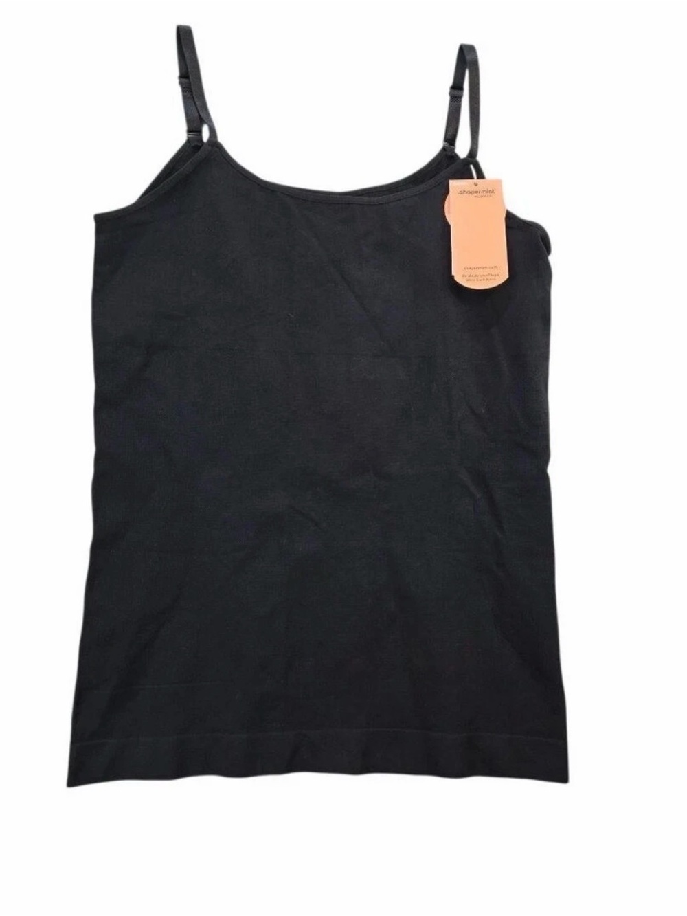 Shapermint black Seamless Cami Tank Top NEW